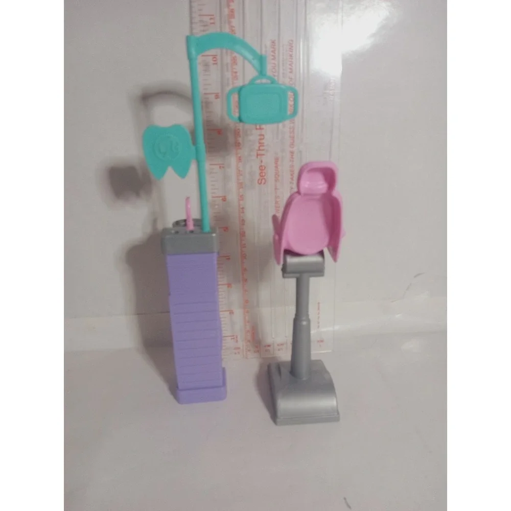 2022 Barbie Careers Dentist Replacement Chair And Sink Teal Pink Dolls Toys